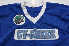 Vintage Hockey Jersey - Cy Creek Houston Aeros Patch ISHL HILI Mesh Lg/XL