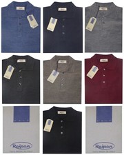 MAGLIA UOMO lana merino collo polo 46 48 50 52 54 56 58 60  RAIPAN  MADE  ITALY
