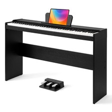 Digital Piano 88 Key Semi-weighted Keyboard, Compact Beginner Home Electric P...