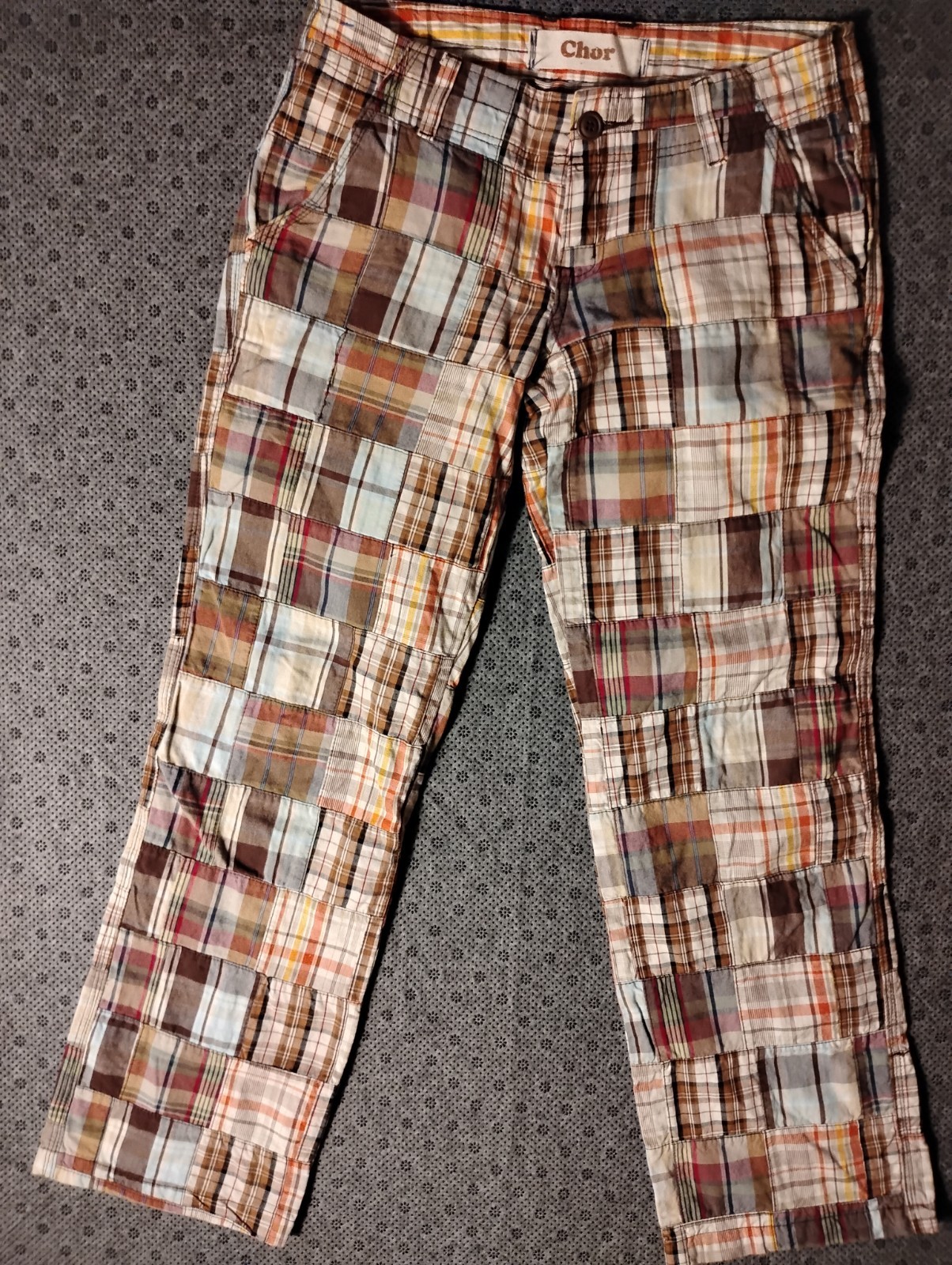 Chor Pants Patchwork Bootcut Grunge Goth Rare Ret… - image 2