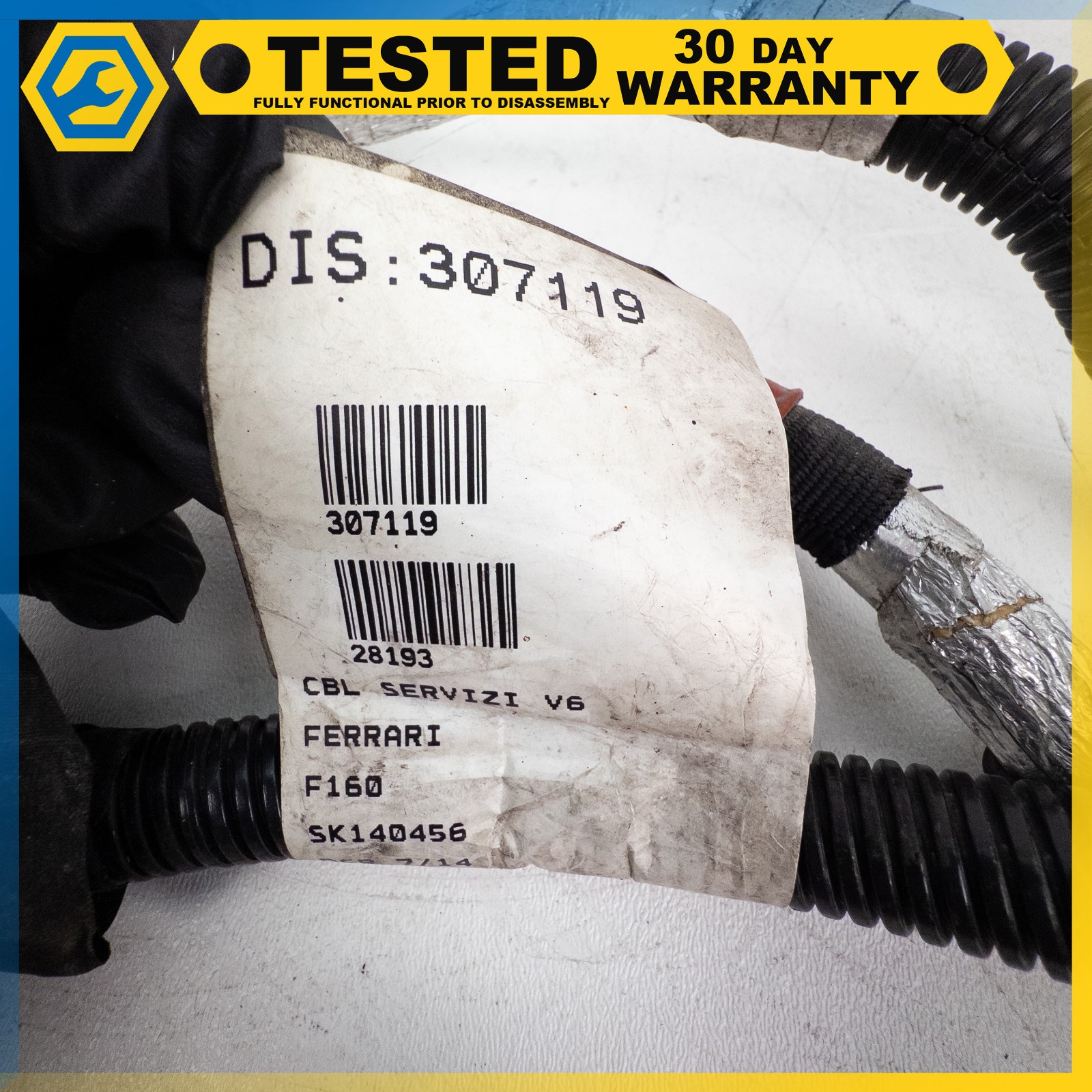 14-17 MASERATI GHIBLI 3.0L F160 engine ALTERNATOR STARTER WIRE HARNESS OEM