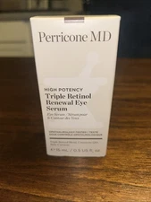 New Perricone MD High Potency Triple Retinol Renewal Eye Serum 0.5oz