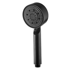 Black 5 Modes Shower Head Adjustable High Pressure Water Saving Shower Head Wate