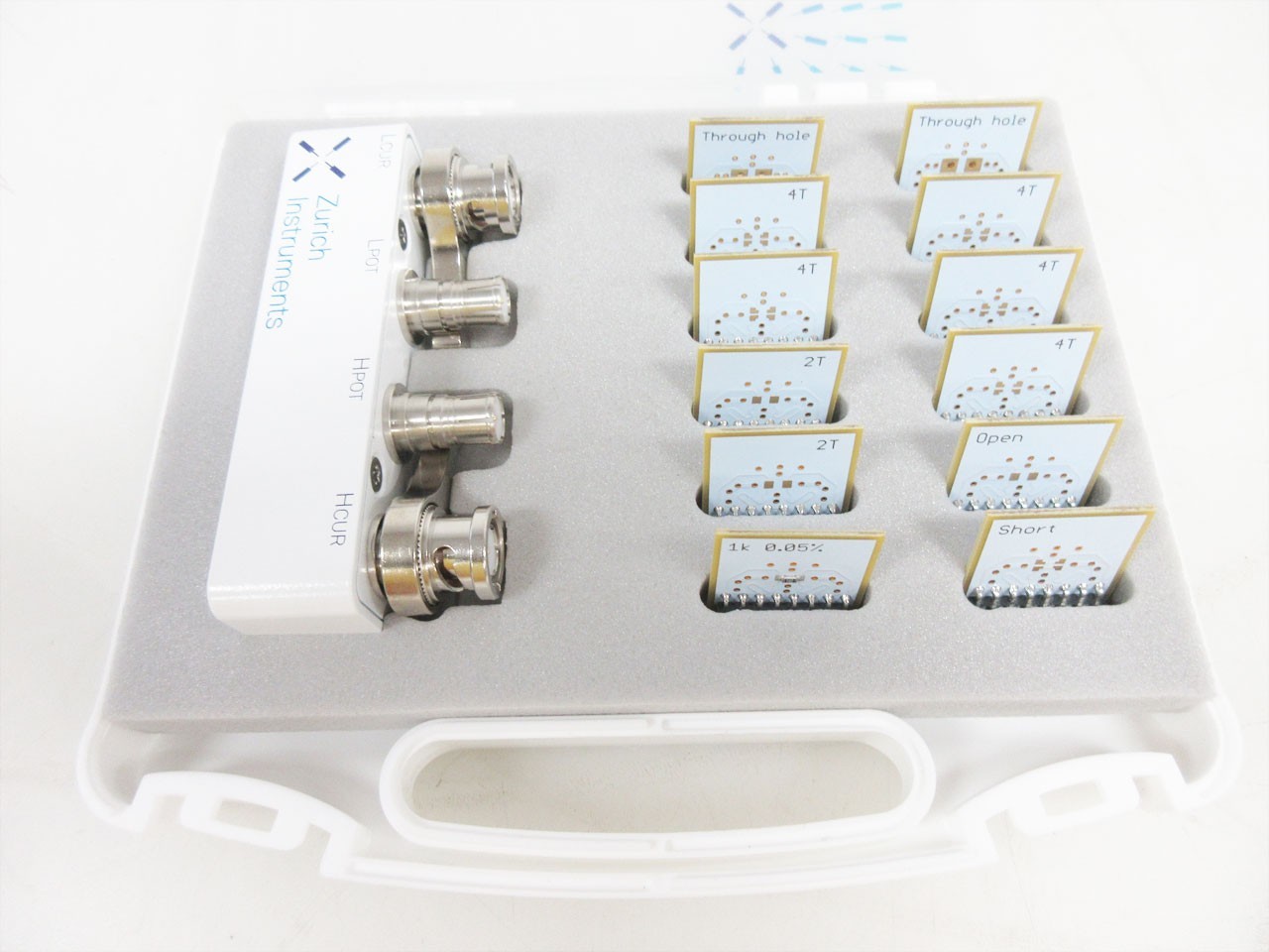 ZURICH INSTRUMENTS MFITF IMPEDANCE TEST FIXTURE DC TO 10 MHZ MFIA MFLI