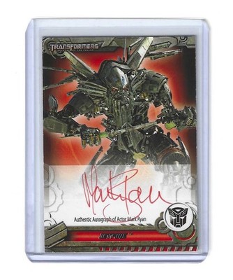 SDCC EXCL 2012 TRANSFORMERS THE MOVIE - AUTOGRAMM MRTA MARK RYAN Voice Jetfire