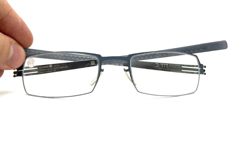 NUEVAS GAFAS IC BERLIN DAVID B. AZUL PALOMA/PERLA AUTÉNTICAS 50 – 20 – 145 Foto 4 de 4