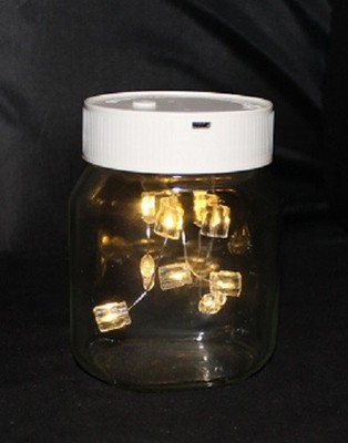 RAR!!!! NUTELLA GLAS MIT LICHT - MICRO USB KABEL - 7 VERSCHIEDENE AUFKLEBER DAZU
