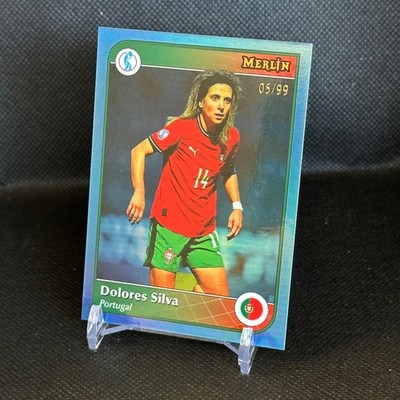 DOLORES SILVA /99 Blue Refractor - 2025 Topps Merlin Euros - Portugal