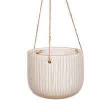 Image of Sass & Belle indoor hanging planter grooved