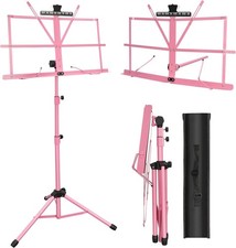 Folding dual use portable music stand