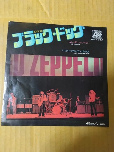 Japanese press 7inch!!!   LED ZEPPELIN   BLACK DOG / MISTY MOUNTAIN HOP