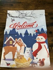 Christmas Garden Flag Brand New