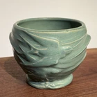 1930’ McCoy Art Pottery Jardiniere Swallows In Flight Planter