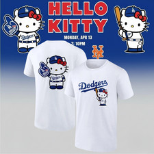 NEW - LA City Dodger x Hello Kitty T-Shirt SGA 26 April 13 x Met Size S- 5XL