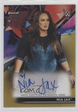 2021 Topps Finest WWE Roster Auto Gold Refractor 33/50 Nia Jax #RA-NJ Auto 0uj6