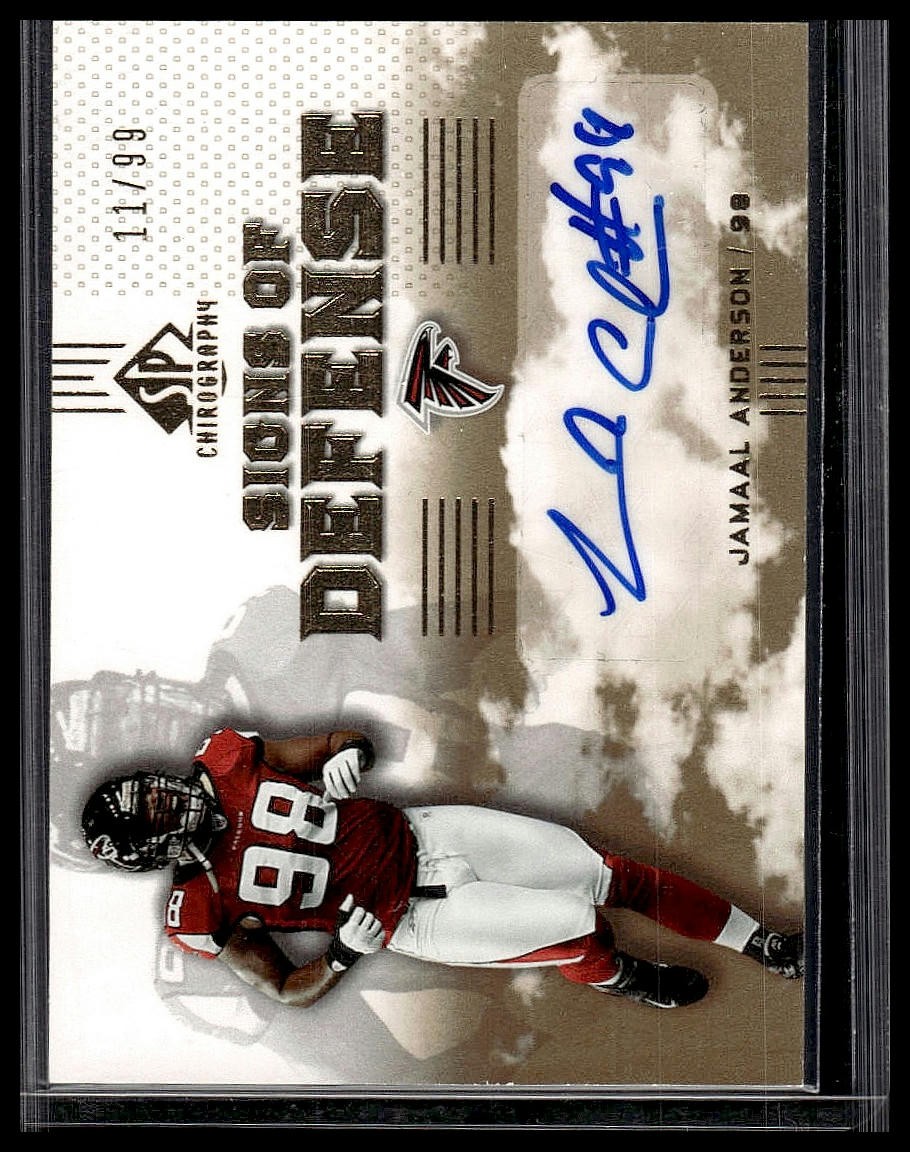 Jamaal Anderson Bowman Sterling #JA Autograph