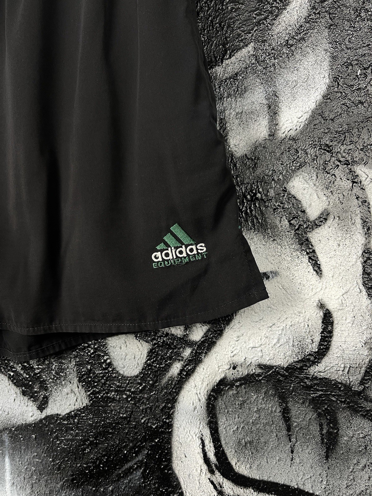 Adidas Equipment Vintage Black Sport Shorts Men’s Size Medium thumbnail 3