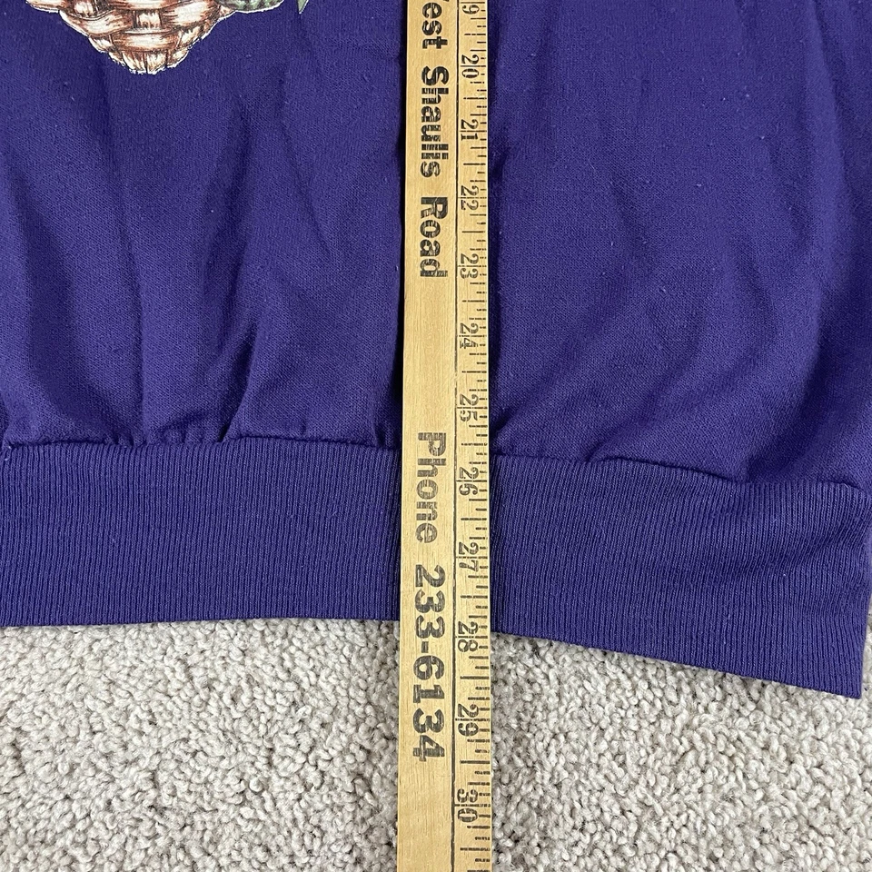 Vintage Grandma Sweatshirt 2X Cats Y2K 90s CottageCore Kitsch Cozy USA F119 - Image 3 of 4