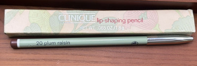 Clinique Lip Shaping Pencil 20 PLUM RAISIN .065 oz /1.8g NEW IN BOX NIB