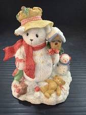Cherished Teddies MERRY In The Meadow We Can Build A Snowman Figurine #706906