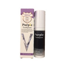 Purple Toothpaste for Teeth Whitening Color Corrector Brighten Your Smile