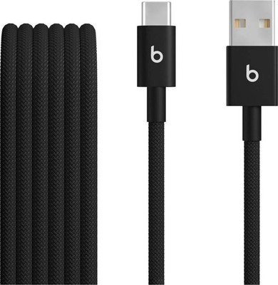 Original Apple Beats USB-A auf USB-C Gewebtes Ladekabel 1,5m MDGG4ZM/A Black