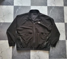 Figs Scrub Jacket Black Technical Collection Professinal Medical Womens XL