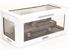 Miniature Car 1/18 Opel Manta B GT E 1982 Gray Metallic Diecast MODELISSIMO