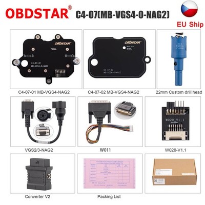 OBDSTAR C4-07(MB-VGS4-0-NAG2) Adapter Full Configuration For KeyMaster G3/ DC706