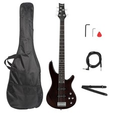 Glarry GIB Electric Right -Handed Basswood Bass Guitar Bag for Beginner