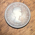 Canada 10 Cents SILVER Coin 1960 Queen Elizabeth II Sailboat Design