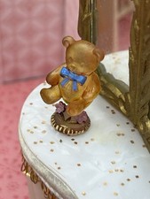 1:12 Miniature Dollhouse Sculpture Teddy Bear