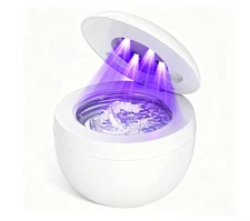 Ultrasonic Dental Cleaner 45kHz 200ML Pod for Retainers Dentures Braces Jewelry