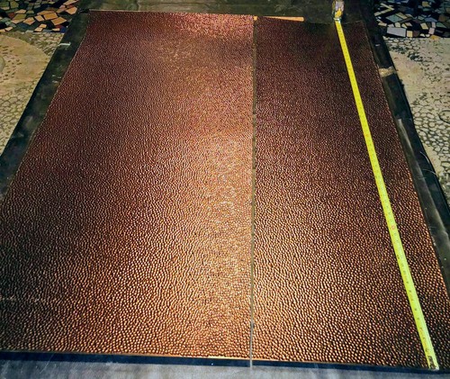 Hammered Copper Laminate Sheet 5' X 4'