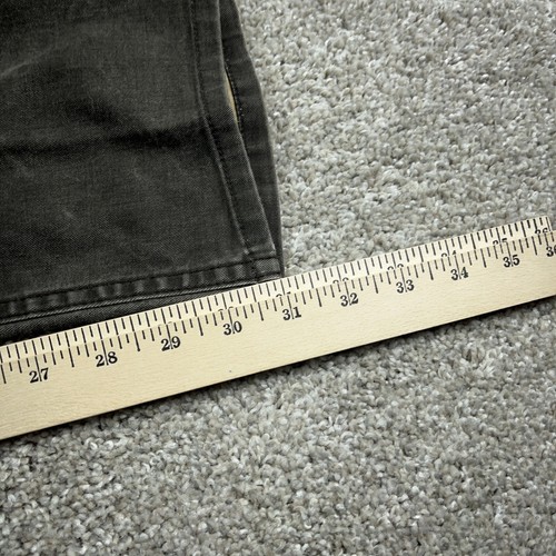 Gustin Jeans Mens 34 Green Japanese Selvedge Straight Button Fly 11 oz 34x31 - Picture 14 of 15