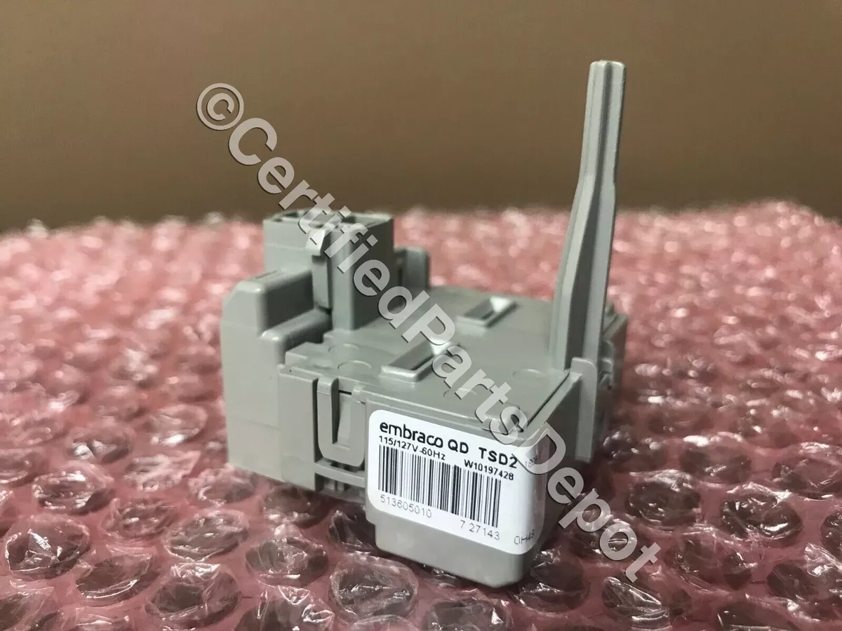 New OEM GENUINE Whirlpool Compressor Start Relay W10197428 NOT