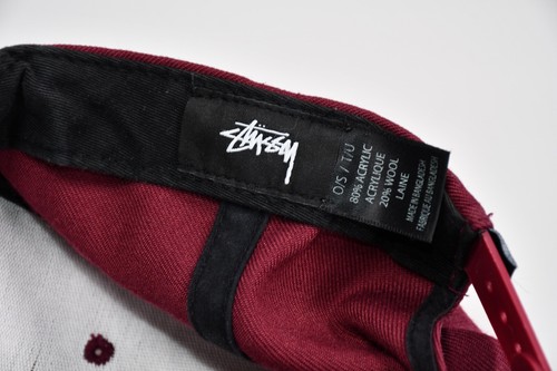 Cappello berretto snapback vintage misto lana Stussy - Foto 4 di 6