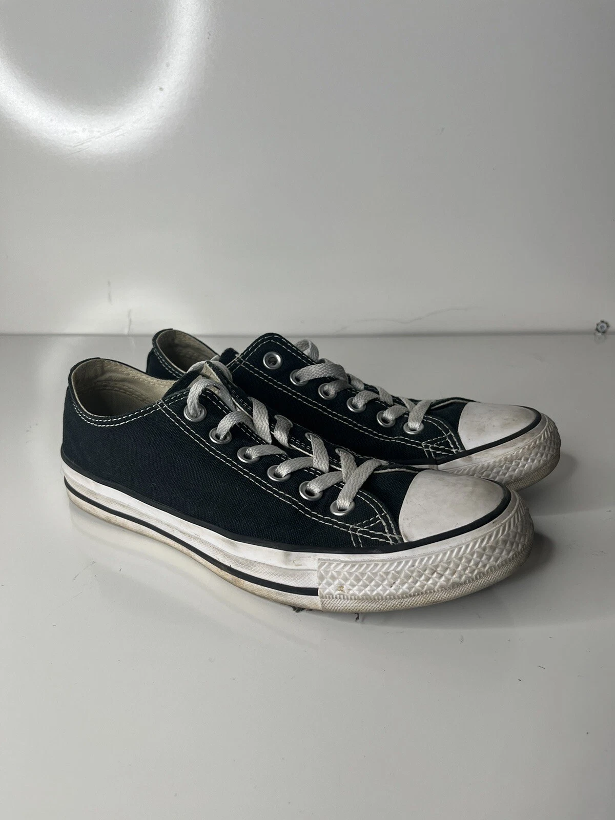 Taglia 5 Converse Chuck Taylor All Star Madison Oxford bianco e nero da uomo 7