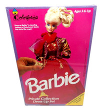 Vintage Barbie Private Collection Dress Up Set Colorforms 742 Sealed 1991