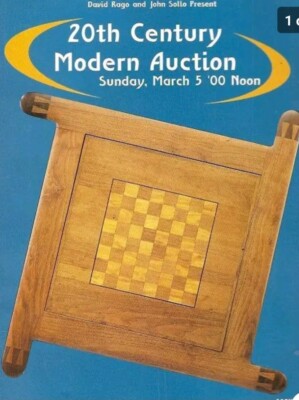Rago/ 20th C Modern Deco Design Art Nakashima Eames Auction Catalog 2000