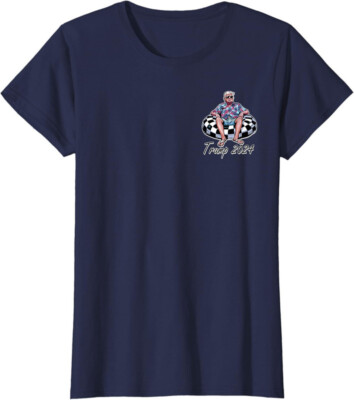 Chillin' Like A Fellon Funny Trump Summer Design Ladies' Crewneck T-Shirt