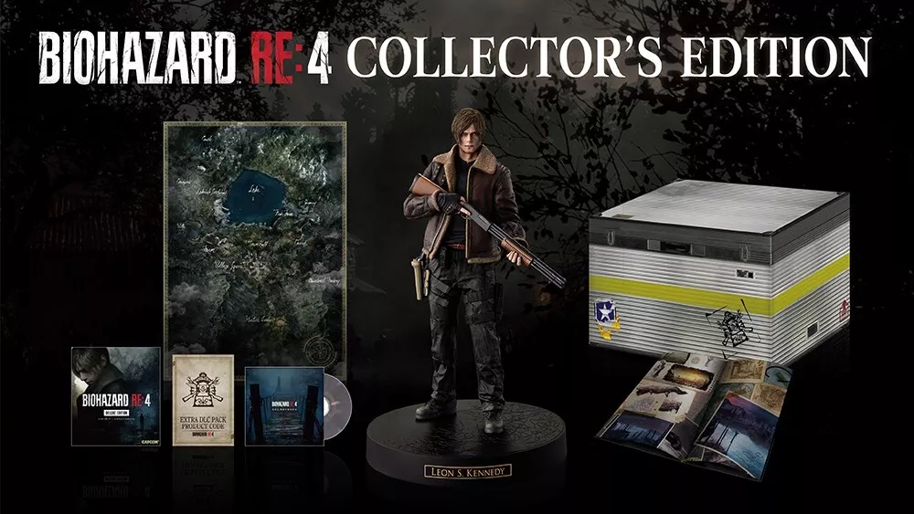 PS4/5 Resident Evil RemakeRE:4 COLLECTOR'S EDITION Extra DLC