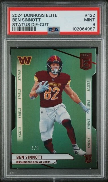 Ben Sinnott Panini Donruss Elite #122 Status Die-Cut