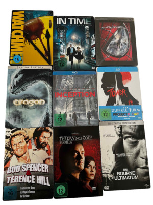 Auswahl von Filmen DVD & BluRay in Steelbook Versionen Anime Thriller Action
