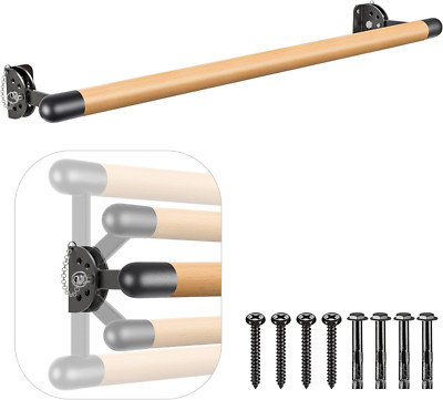Wall Mounted Traditional Solid Wood Ballet Barre System & Portable Freestanding 