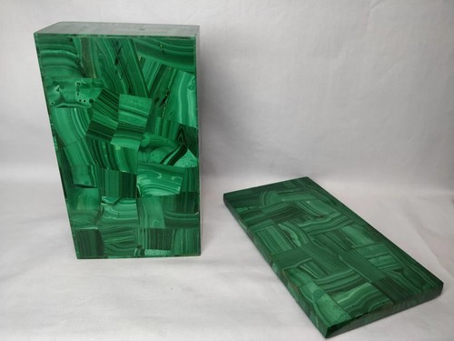 Malachite Jewelry Box, Malachite Stone Multi Utility Box, Jewelry Storage Gifts - Picture 4 of 13