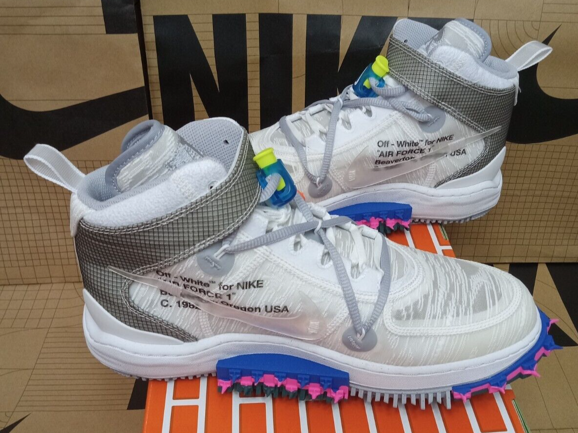 OFF WHITE X NIKE Off White x Air Force 1 Mid SP Uomo Taglia:10 DO6290 100