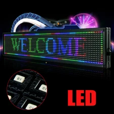 40"X8" 5-20W Scrolling Message Display Board LED Sign WiFi & USB Transfer