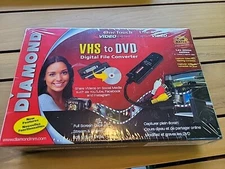 Diamond Multimedia VC500 USB 2.0 Digital File Converter VHS DVD LP CD One-Touch