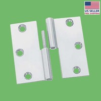 Cabinet Hinge Lift Off Left Chrome Brass 2 Inch | Renovator's Supply on sale Cabinet Hinge Lift Off Left Chrome Brass 2 Inch | Renovator's Supply on sale